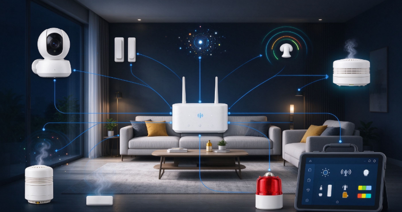 Remote Multi Device Synchronized Home Security Management Solution