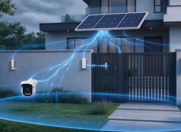Solar Powered Outdoor Home Security Solution