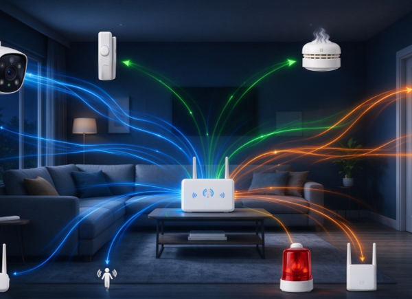 Multi Channel Synchronous Alert System for Home Security