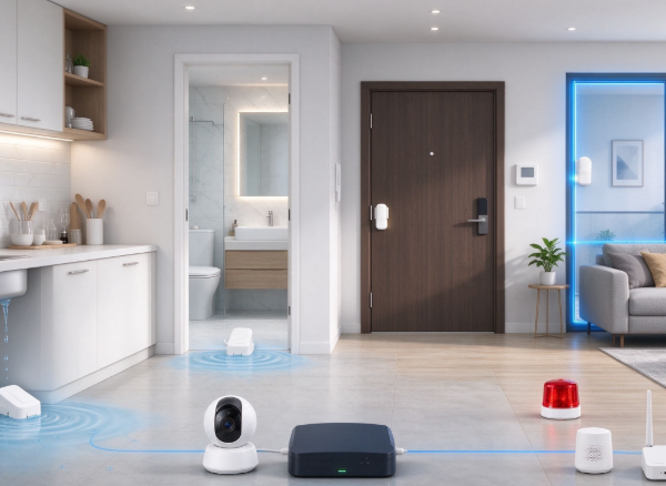 Integrated Home Security Solution: Water Leak Detection & Anti Theft