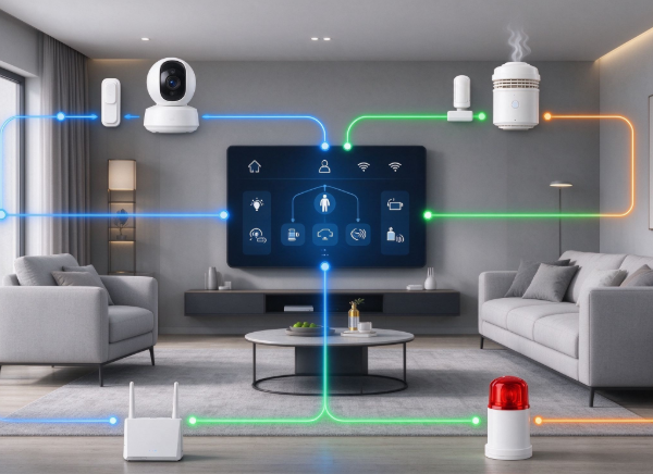 Customizable Home Security Solution with User Defined Alert Logic