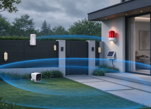 Outdoor Perimeter Security Solution for Residential Yards
