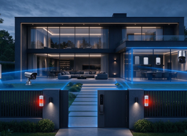 Comprehensive Security Design for Large Scale Villas