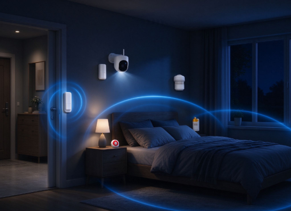 Specialized Home Security Solution for Nighttime/Sleep Periods