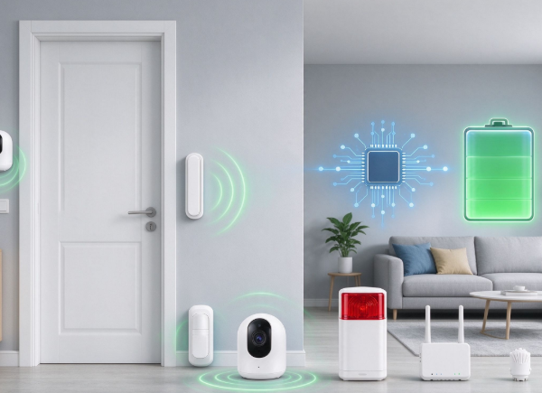 Low Power, Long Battery Life Basic Home Security Solution